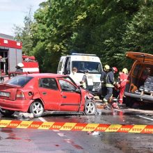 Raseinių rajone per avariją sužaloti žmonės