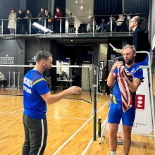 Mūsų šalies kurtieji badmintonininkai taikosi į du komplektus medalių
