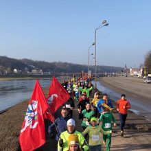 Originaliai: bėgikai Kaune ir užsienyje savo maršrutais braižo Gediminaičių stulpus