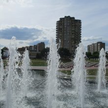 Dėl indų plovikliu užteršto vandens dvi dienas neveikė Čečėnijos aikštės fontanas