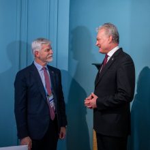 G. Nausėda Miunchene su čekų kolega aptarė NATO viršūnių susitikimą, karą Ukrainoje