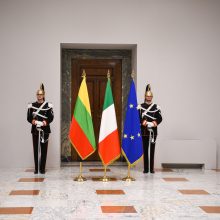 G. Nausėda su Italijos vadovu aptarė dvišalius santykius, bendradarbiavimą