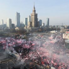 Meras: Nepriklausomybės dienos eitynės Varšuvoje įvyko be incidentų 
