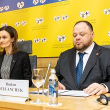 Su V. Čmilyte-Nielsen susitikęs R. Stefančukas: tikimės aiškaus įstojimo į NATO termino