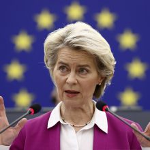 U. von der Leyen: ES atidarys humanitarinės pagalbos oro koridorių į Gazos Ruožą