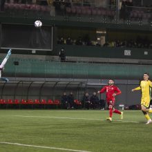 Lietuvos futbolo rinktinei – skaudus šveicarų kirtis
