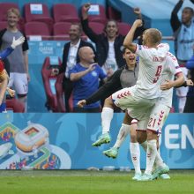 Danai sutriuškino Velso futbolininkus ir žengė į ketvirtfinalį