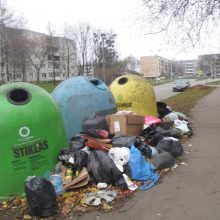 Kauniečiai šiukšles meta prie pėsčiųjų tako, nes tingi paeiti keliasdešimt metrų?