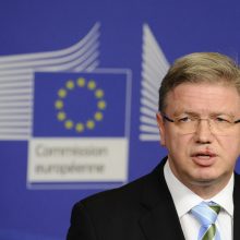 ES iškvietė aukšto rango Rusijos diplomatą dėl okupuotų Ukrainos teritorijų aneksijos
