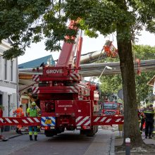 Tragedija Nyderlanduose: ant namų nuvirto du kranai