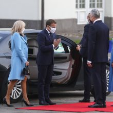 Į Lietuvą atvyko Prancūzijos prezidentas E. Macronas
