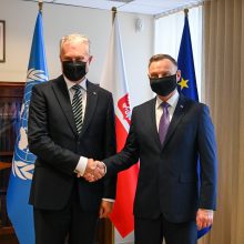 Gitanas Nausėda ir Andrzejus Duda