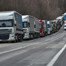 Lenkija sustiprins Ukrainos sunkvežimių patikras