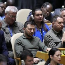 J. Bidenas JT Generalinėje Asamblėjoje ragino stabdyti Rusijos agresiją Ukrainoje