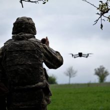 Rusija: be JAV ir NATO pagalbos Ukrainos dronų atakos būtų neįmanomos