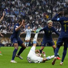 L. Messi svajonė išsipildė: Argentina po 11 m baudinių triumfavo pasaulio čempionato finale