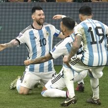 L. Messi svajonė išsipildė: Argentina po 11 m baudinių triumfavo pasaulio čempionato finale