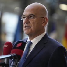 Graikijos užsienio reikalų ministras kritikuoja Turkijos grasinimą smogti raketomis