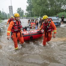 Vidurio Kinijoje potvynių aukų skaičius išaugo iki 51
