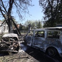 Per rusų ataką Charkivo srityje buvo sužeisti šeši vaikai
