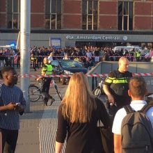 Policija: automobilio avarija Amsterdame nebuvo teroristinė ataka