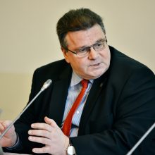 L. Linkevičius su pramonininkais aptarė Lietuvos užsienio politikos prioritetus 