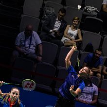 Lietuvos badmintonininkės Europos žaidynėse startavo pralaimėjimais