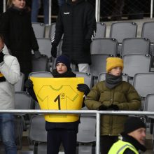 Puikiai žaidusi Lietuvos futbolo rinktinė nenusileido Vengrijai