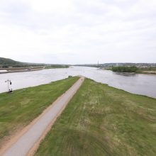 Santakos parke atvertas apžvalgos bokštas: upių vaizdas iš viršaus tiesiog kerintis