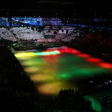 Dainų ir šokių šventė sugrįžo į Kauną: skambėjo „Žalgirio“ arena <span style=color:red;>(vaizdo įrašas)</span>