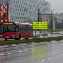 Kaune – nauji kelio ženklai