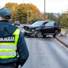 Leidžiantis nuo Aleksoto kalno – masinė avarija