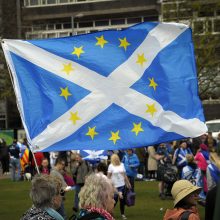 Škotijoje – eitynės už nepriklausomybę: dalyvavo dešimtys tūkstančių žmonių