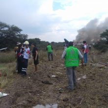 Meksikoje per krušą nukritus lėktuvui nukentėjo 97 žmonės