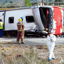 Tarp Ispanijoje sudužusio autobuso aukų – septynios italės ir dvi vokietės