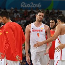 JAV krepšinio rinktinė patiesė ispanus ir žais olimpiados finale