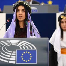ES Sacharovo žmogaus teisių premiją atsiėmė dvi jezidės