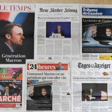 E. Macronas išrinktas Prancūzijos prezidentu