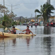 Iš uragano nuniokoto Puerto Riko evakuojami tūkstančiai žmonių