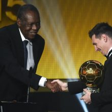 Geriausiu 2015 m. pasaulio futbolininku išrinktas L. Messi