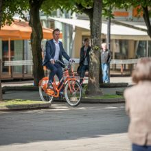  Kaune pradedamas oranžinių dviračių sezonas