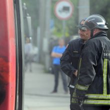 Kaune užsiliepsnojo autobusas, Kauno rajone – lengvasis automobilis