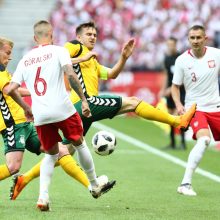 Lietuvos futbolininkai turėjo pripažinti lenkų pranašumą