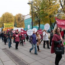 Mitingo prieš skurdą dalyviai apie save: „Biedni ir įsiutę“