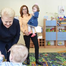 Prezidentė: svajoju, kad Lietuvoje nebūtų globos namų