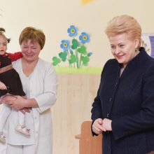 Prezidentė: svajoju, kad Lietuvoje nebūtų globos namų
