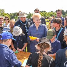 D. Grybauskaitė linki skautams pritraukti dar daugiau jaunimo