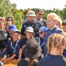 D. Grybauskaitė linki skautams pritraukti dar daugiau jaunimo