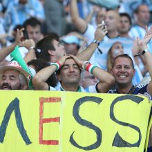 L. Messi išplėšė dar vieną pergalę Argentinos rinktinei 