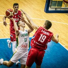 Lietuvos jaunieji krepšininkai Europos pirmenybių starte įveikė Serbiją